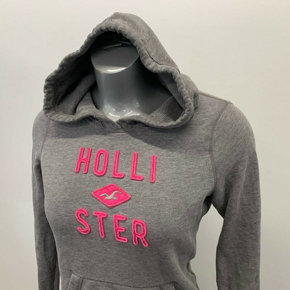 Hollister Tops Hollister Womens Hoodie Sweatshirt Gray Size Medi